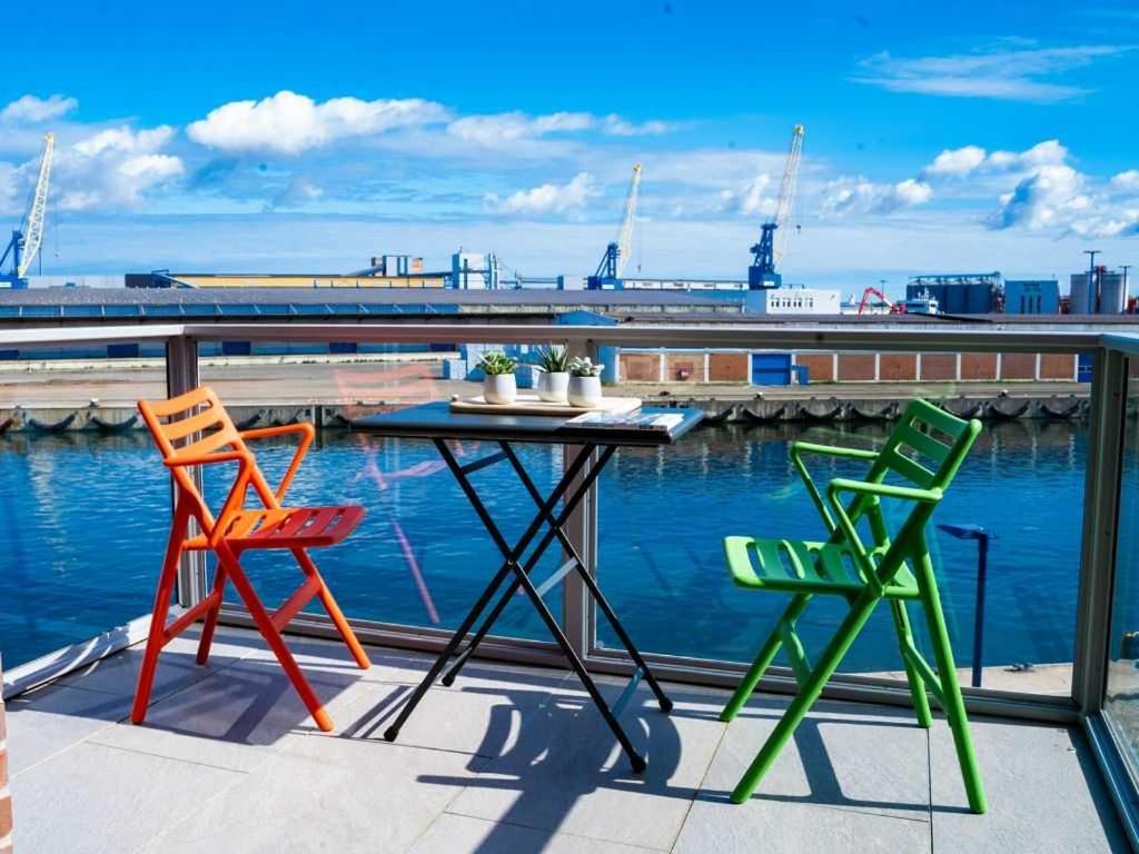 Hafenspitze App 19 Apartment Wismar Bilik gambar